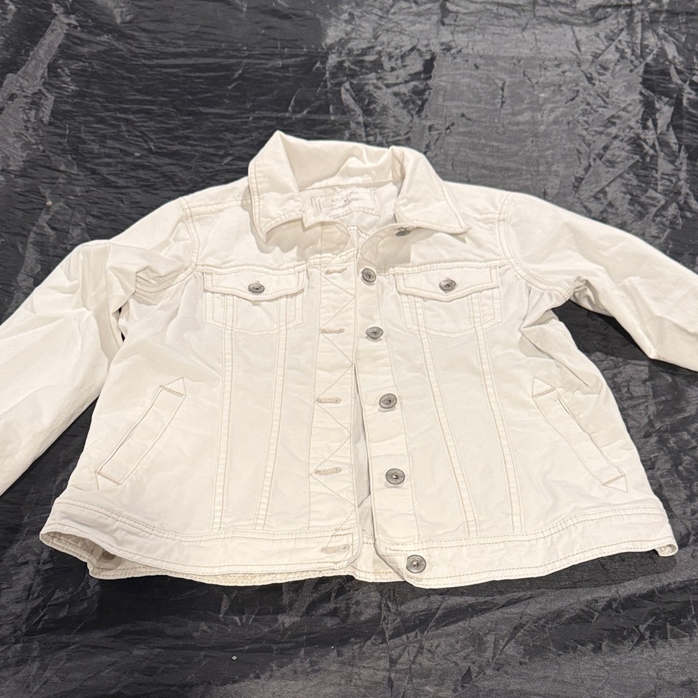 Sonoma Women's Cream Jean Jacket